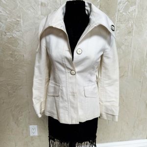 NWOT Zara Woman White Trench 190% Cotton